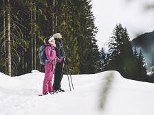 BERGaktiv Guided Snowshoe Hike Tiefenwald