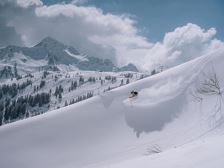 Freeride course of the ski school Damüls