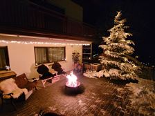 Winter vor dem Haus