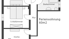 Apartment, bath, toilet, 1 bed room