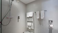 Single room, shower or bath, toilet