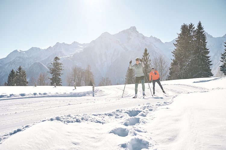 Cross Country Skiing In Brandnertal